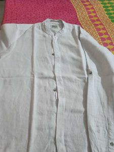 DNMX White Casual Shirt