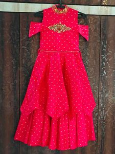 Cute Pink Polka Dot Dress