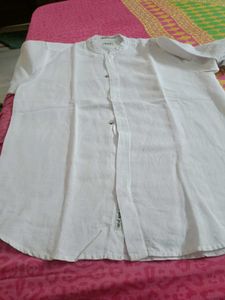 DNMX White Casual Shirt