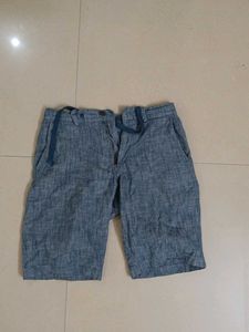 Blue Casual Shorts