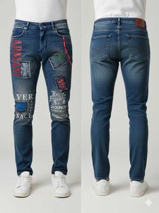 Fancy Funky Jeans Blue Slim Fit Denim Pants