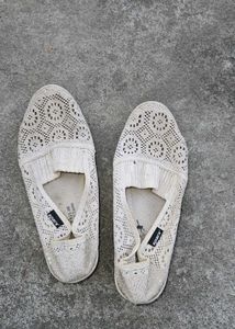 Sparx Women White Loafers