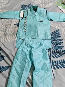 Boys&#39; Blue Duck Waistcoat Set