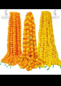 Set Of 2 Artificial Flower Ladi Festive Decoration