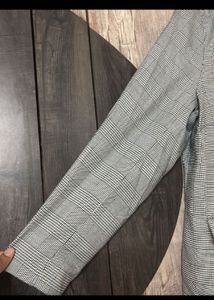 Oversized Plaid Blazer