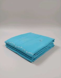 Blue Embroidered Saree