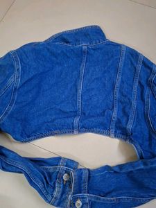 Denim Cropped Jacket