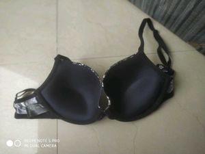 Black Printed Bra