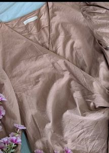 Wrap Blouse with Tie Waist