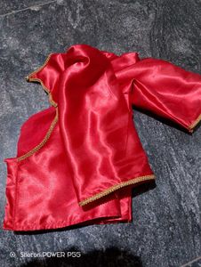 Red Readymade Saree Blouse
