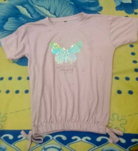 Butterfly Sequin T-Shirt