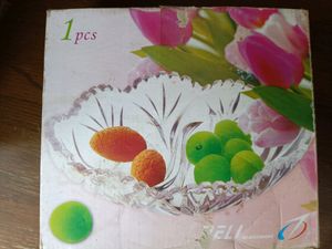 Glassware Chocolate Jar And Fruit Plate