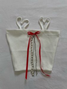 White Spaghetti Strap Tank