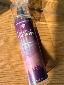 Bath &amp; Body Works Fireside Flurries Mist sample.
