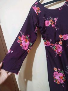 Floral Anarkali Suit