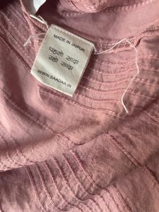Saada Pure Cotton Tunic Style Top.