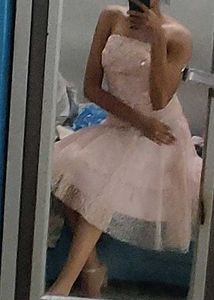 Blush Pink Tube Dress