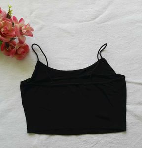 Shein : Sleek Black Tank Top