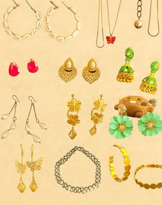 ✨14-Piece Jewellery Set– Earrings, Studs,Necklace✨