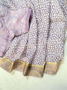 Elegant  Saree With Blouse