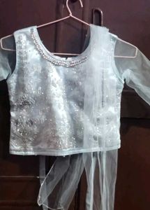 Sparkling Blue Princess Dress