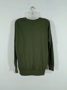 Olive Green Sweatshirt For Women&#39;s