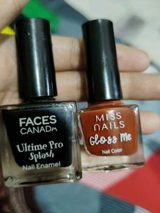 Combo Of Faces Canada And Miss Nails Nailpolish