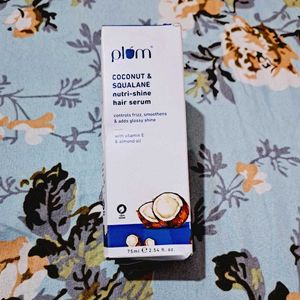 Plum Coconut Nutri-Shine Hair Serum For Smooth, Sh