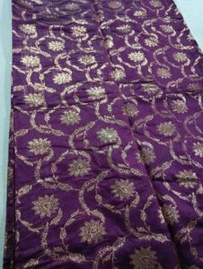 Purple 🟣 Dola Silk Saree