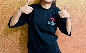 Oversized Black Tee