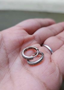92.5 Hallmark Hoop Earrings