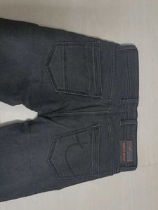 Gray Wash Denim Jeans