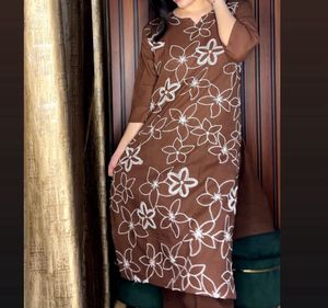 Heavy Embroidered Kurta Co-ord Set