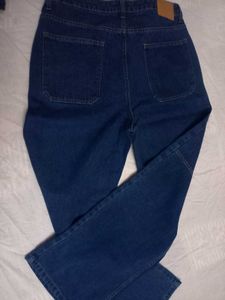 SHEIN Full Length Knee Panelled Straight Fit Jeans