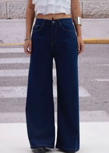 Wide Leg Denim Jeans