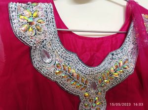 Pinkish Suit For Party Wear