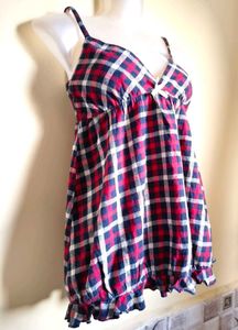 🎁Buy 2 Get 1 Free🎁 Plaid Cami Top Size S/M
