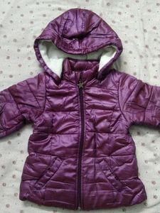 Cute Purple Puffer Jacket