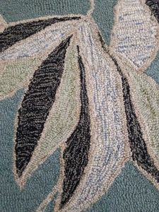 Hand-Hooked Wool Rug