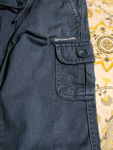 Boys&#39; Blue Cargo Pants