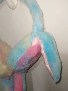 Pastel Tie Dye Bunny Earmuffs