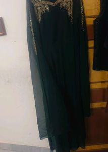 Emerald Green Embellished Dress