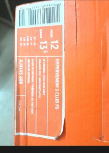 New Condition Football Shoes One Time Use Only