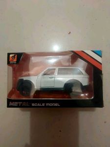 Metal Scale Model Car - White