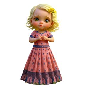 Cute Doll in Dress