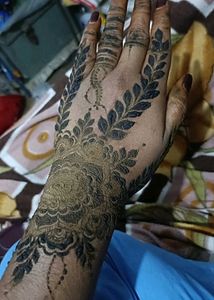Henna Cones - Natural Mehndi. regular cone..20 bra