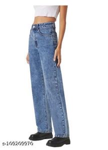 dark blue denim jeans for skinny girls loose fit