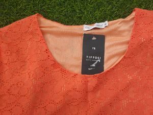 🔥SALE 🔥Coral Color Net Top