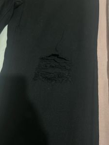 Urbanic Ripped Black Jeans