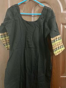 Black designer short kurti